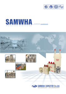 samwha capacitor catalogue