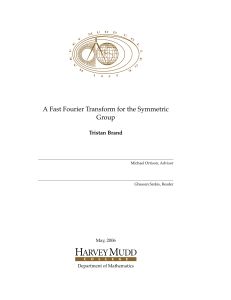 A Fast Fourier Transform for the Symmetric Group