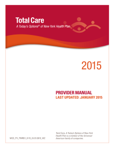 provider manual