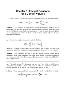 Chapter 3 • Integral Relations