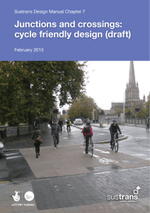 Junctions and crossings: cycle friendly design