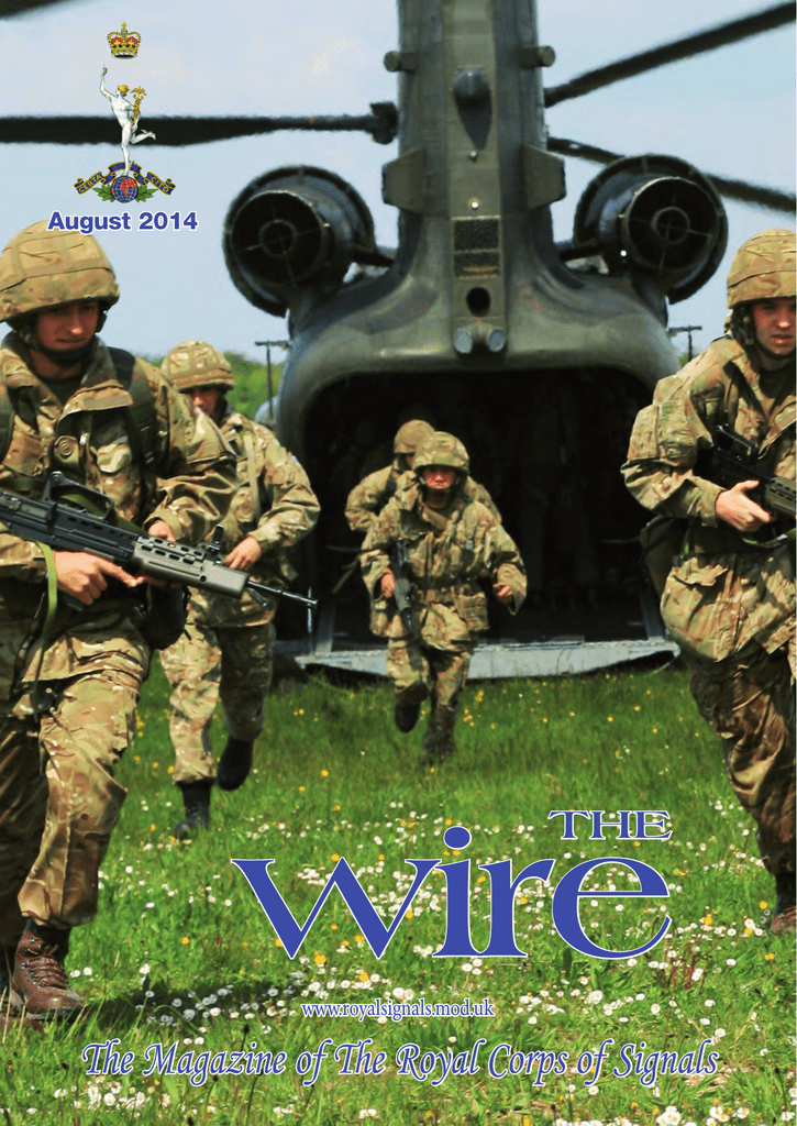 Aug 2014 - Royal Corps of Signals - 