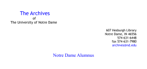 Notre Dame Alumnus - Archives