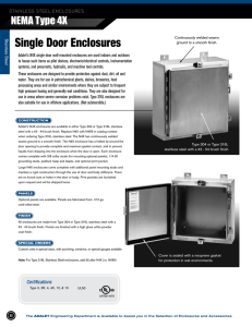 Single Door Enclosures