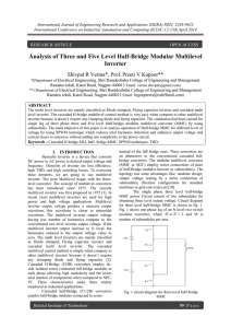 Analysis of Three and Five Level Half-Bridge Modular