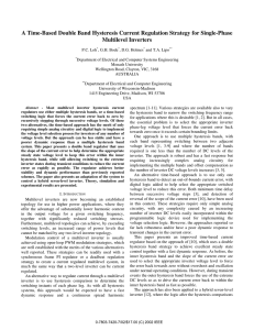 A Time-Based Double Band Hysteresis Current