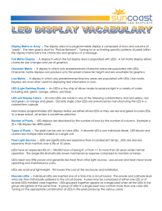 LED Display Vocabulary - Suncoast LED Displays