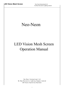 LED Vision Mesh Screen