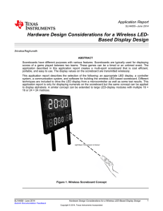 Hardware Design Considerations for a Wireless LED