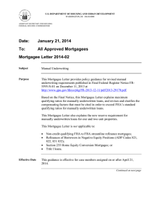 Mortgagee Letter 2014-02