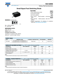 1N4148WS Small Signal Fast Switching Diode