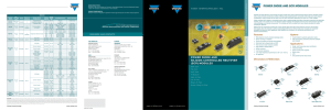 Power DioDe anD SCr MoDuleS