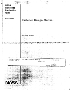 Fastener Design Manual