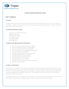 ANTILEVER ACK SPECIFICATIONS