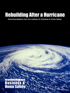 Rebuilding After a Hurricane