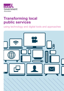 Transforming local public services using technology and digital