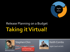Release Planning on a Budget