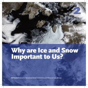 Why are Ice and Snow Important to Us?