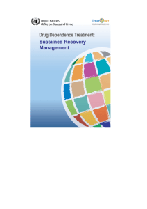 Sustained Recovery Support - United Nations Office on Drugs and