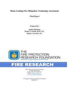 Home Cooking Fire Mitigation: Technology Assessment