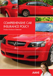 comprehensive car insurance policy