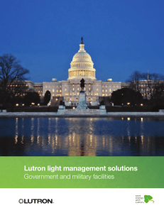 LUTRON in Government buildings