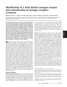 Identification of a third distinct estrogen receptor and reclassification