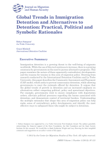 Global Trends in Immigration Detention and Alternatives to