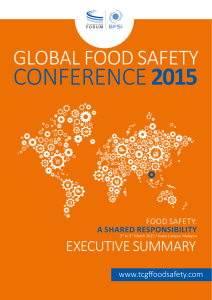 Executive Summary - Global Food Safety Initiative