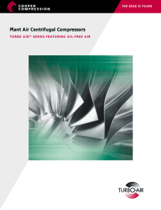 Plant Air Centrifugal Compressors
