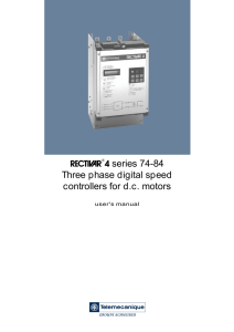 R 4series 74-84 Three phase digital speed