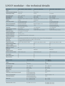 LOGO! modular – the technical details