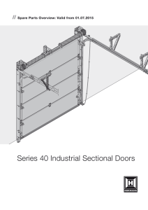 Industrial Sectional Doors - Series 40