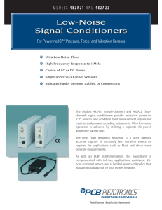 Low-Noise Signal Conditioners Low-Noise