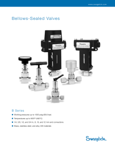 Swagelok - B series valve catalog