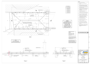 NOTE: CONCRETE SLAB DESIGNED FOR LIVE LOAD OF 10kN/m²