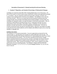 Description of Assessment 3: Situated Learning Unit and Lesson