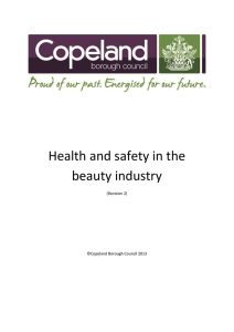 Health and safety in the beauty industry