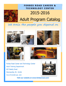 2015-2016 Adult Program Catalog