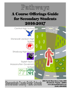 Secondary Course Offering Guide 2016-2017