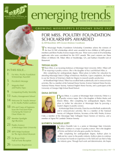 emerging trends - Mississippi Poultry Association