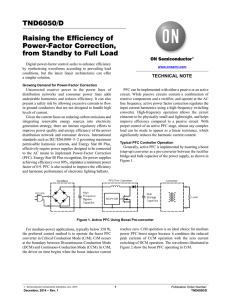 Raising the Efficiency of Power‐Factor Correction, from Standby to