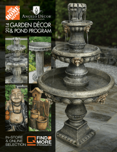 garden décor - Angelo Décor International Inc.