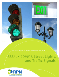 LED Exit Signs, Street Lights, and Traffic Signals