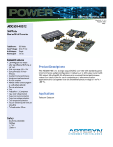 ADQ500-48S12 - Artesyn Embedded Technologies