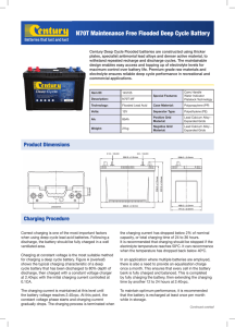 N70T Maintenance Free Flooded Deep Cycle Battery