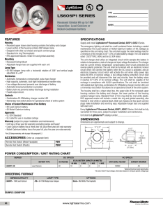 Catalog Sheet