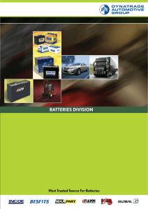 batteries division