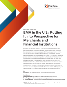 EMV in the U.S.: Putting It into Perspective for Merchants