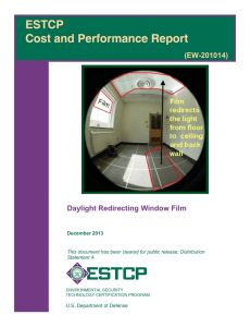 Cost and Performance Report